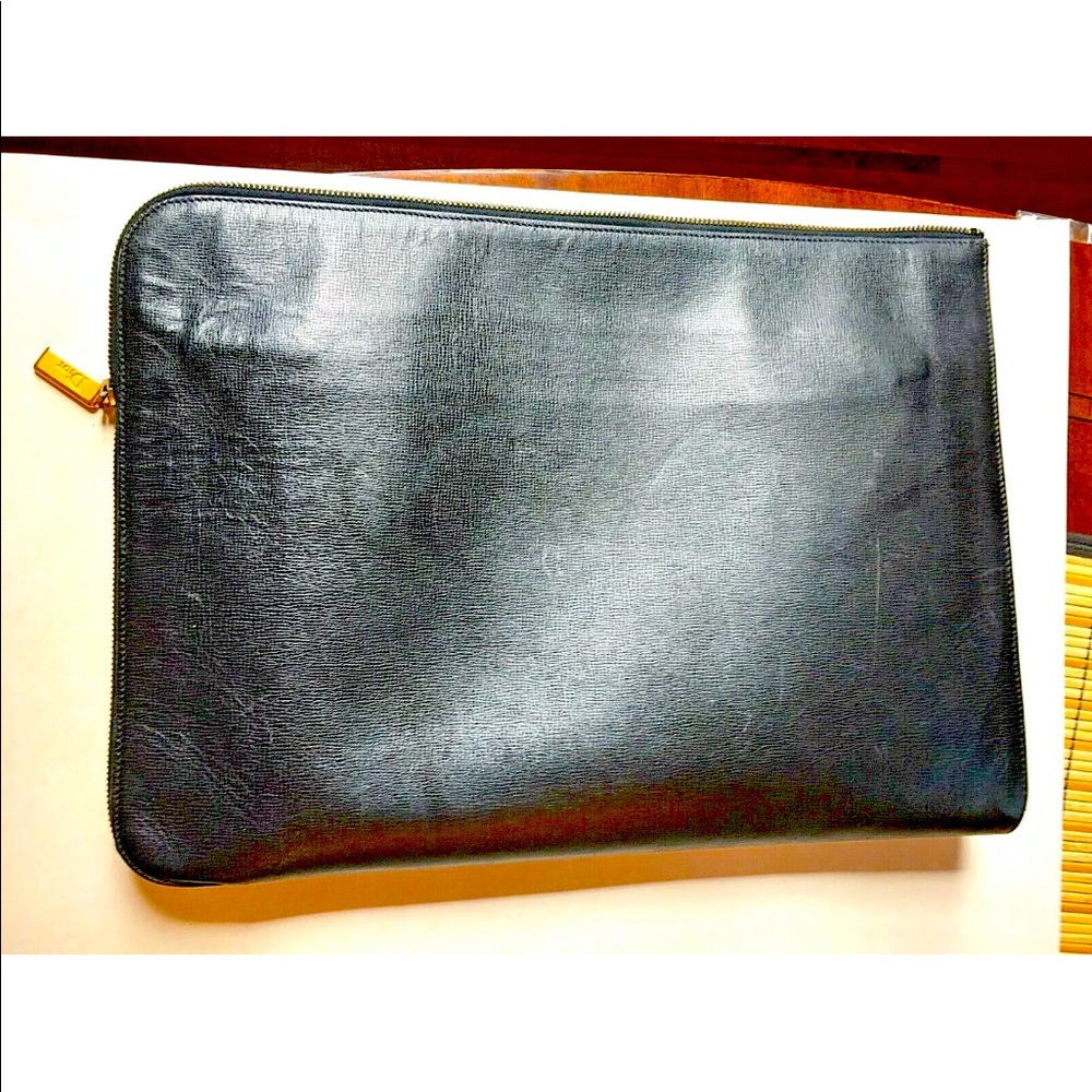 Auth. Vintage Christian Dior XL Pouch / Attaché